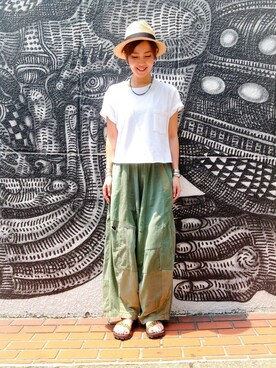 kaoriさん（レディース・166cm）の夏コーディネート