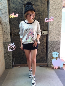 「愛洋裝（アイドレス）のアイテム」を使った、嘟さん（レディース・152cm）の秋コーディネート