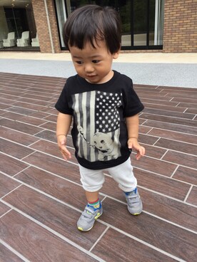 minmiさん（キッズ・80cm）の夏コーディネート