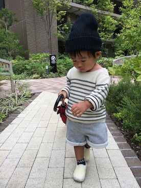 minmiさん（キッズ・80cm）の秋コーディネート