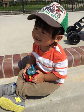 minmiさん（キッズ・80cm）の秋コーディネート