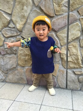 minmiさん(キッズ・80cm)の秋コーディネート