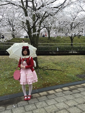 「BABY, THE STARS SHINE BRIGHT」｜「アイテム（ワンピース）」を使った、ゆんさん（レディース・156cm）の春コーディネート