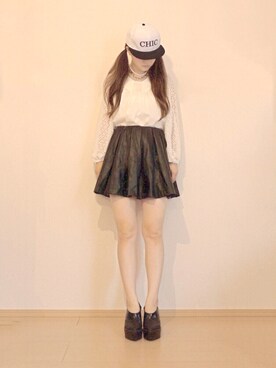 「ESPERANZA（エスペランサ）のアイテム（パンプス）」を使った、まいさん（レディース・164cm）の夏コーディネート