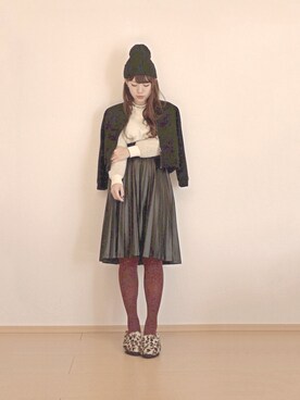 「A part by（アパートバイ）のアイテム（ジャケット/アウター）」を使った、まいさん（レディース・164cm）の秋コーディネート