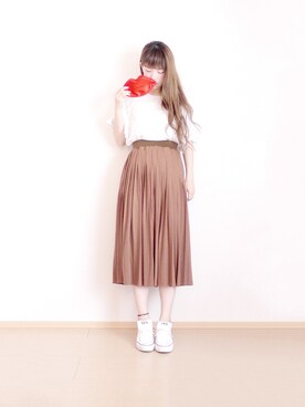 「GLOBAL WORK（グローバルワーク）のアイテム（リング）」を使った、まいさん（レディース・164cm）の秋コーディネート