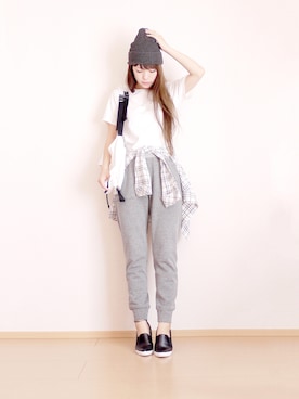 「Casselini（キャセリーニ）のLe Vernis（ル ベルニ）/ポインテッドインヒールスリッポン（60-0194）（スリッポン）」を使った、まいさん（レディース・164cm）の秋コーディネート