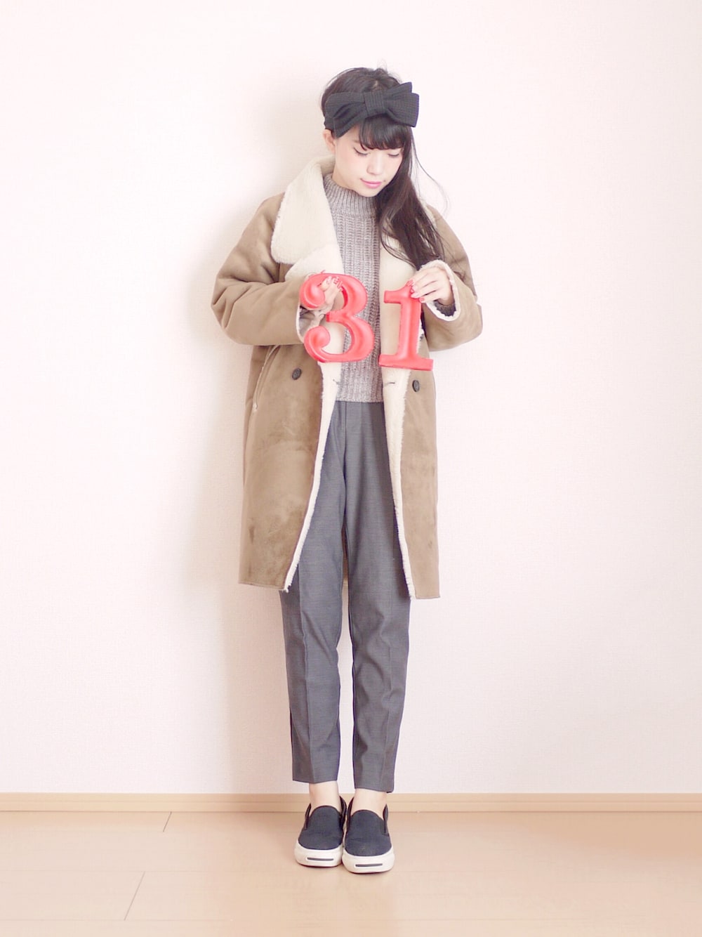 まい｜KBFのムートンコートを使ったコーディネート - WEAR