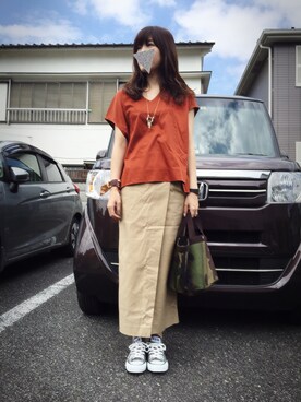 しおりさん(レディース・159cm)の秋コーディネート