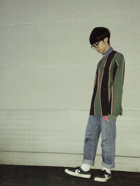 「ラガーシャツ」｜Junさん（メンズ・170cm）の秋コーディネート
