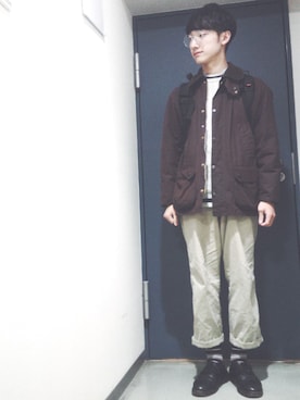 Junさん（メンズ・170cm）の冬コーディネート