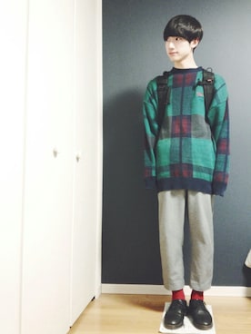 「テロテロ」｜「アイテム（ブーツ）」を使った、Junさん（メンズ・170cm）の春コーディネート