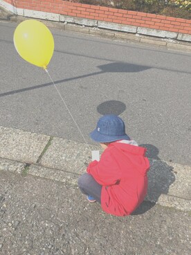 「babygap」｜「アイテム（ナイロンジャケット）」を使った、sumさん（キッズ・100cm）の春コーディネート