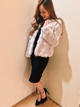 「ROYAL PARTY」｜「アイテム（パンプス）」を使った、伏江紗希さん（レディース・164cm）の秋コーディネート