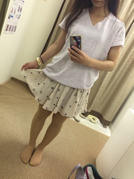 「MISTICKS（ミスティックス）のアイテム」を使った、めーちゃんさん（レディース・158cm）の夏コーディネート