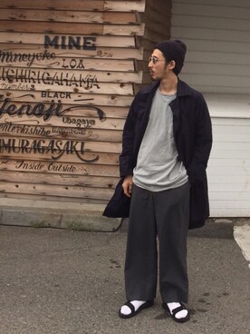「Makers（メイカーズ）のアイテム」を使った、mottimaさん（メンズ・174cm）の春コーディネート