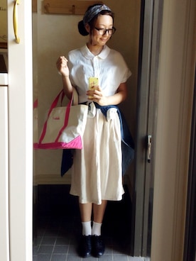 しほこさん（レディース・163cm）の夏コーディネート