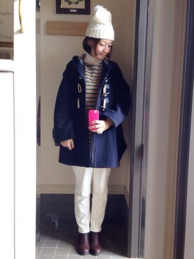 しほこさん（レディース・163cm）の冬コーディネート