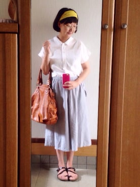 しほこさん（レディース・163cm）の夏コーディネート