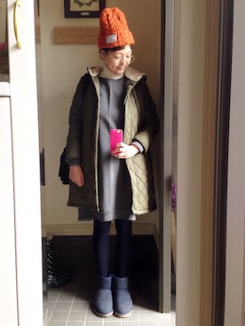 しほこさん（レディース・163cm）の冬コーディネート