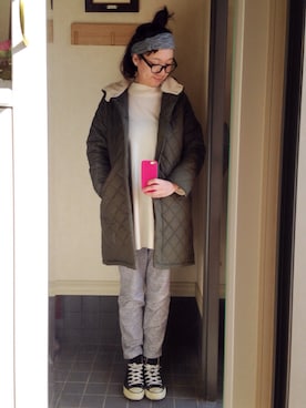 しほこさん（レディース・163cm）の冬コーディネート