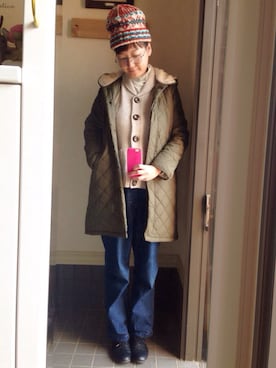 しほこさん（レディース・163cm）の冬コーディネート