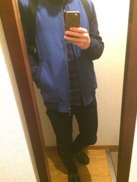 「STUDIOUS（ステュディオス）のアイテム（ミリタリージャケット）」を使った、RYOさん（メンズ・167cm）の春コーディネート
