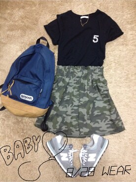 naochinさん（レディース・156cm）の夏コーディネート