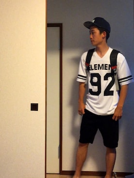 「ELEMENT（エレメント）のアイテム（帽子）」を使った、tetsuさん（メンズ・172cm）の春コーディネート