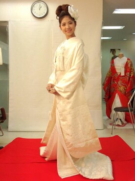 「アイテム（浴衣）」を使った、Miiiさん（レディース・162cm）の冬コーディネート