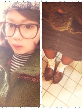 yumi:pさん（レディース・158cm）の冬コーディネート