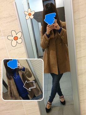 「LIZ LISA（リズリサ）のアイテム（その他アウター）」を使った、みーわさん（レディース・163cm）の秋コーディネート