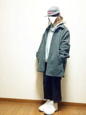 「ハイテクスニーカー」｜_さん（レディース・155cm・20代）の冬コーディネート