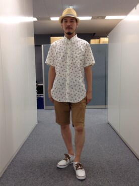 「hat」｜RYO the SKYWALKERさん（メンズ・178cm）の夏コーディネート