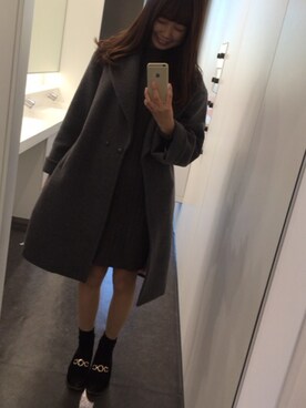 「LILY BROWN（リリーブラウン）のアイテム（その他シューズ）」を使った、ayakaさん（レディース・168cm）の秋コーディネート