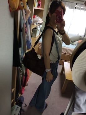 「ノンスリーブ」｜yuさん（レディース・158cm）の夏コーディネート