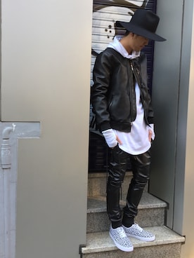 「サムホール」｜WARPさん（メンズ・174cm）の冬コーディネート
