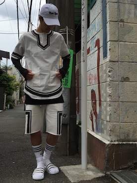 「サムホール」｜WARPさん（メンズ・174cm）の春コーディネート