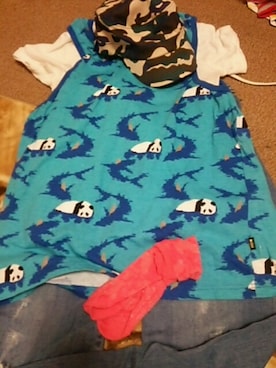 「Headstime（ヘッズタイム）のアイテム」を使った、なこさん（レディース・164cm）の夏コーディネート