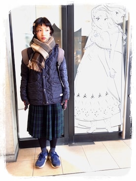 百音さん(レディース・153cm)の冬コーディネート