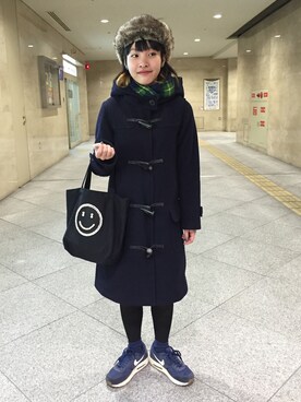 百音さん(レディース・153cm)の冬コーディネート