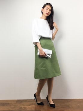 yuさん（レディース・167cm）の春コーディネート