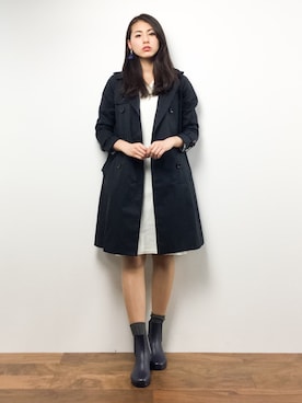 「Spick & Span（スピックアンドスパン）のアイテム（トレンチコート）」を使った、yuさん（レディース・167cm）の春コーディネート