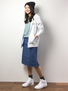 yuさん（レディース・167cm）の春コーディネート