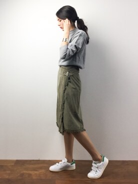 yuさん（レディース・167cm）の春コーディネート