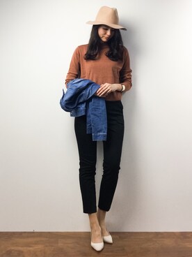 yuさん（レディース・167cm）の春コーディネート