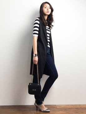 yuさん（レディース・167cm）の春コーディネート