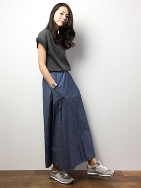 yuさん（レディース・167cm）の春コーディネート