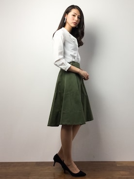 yuさん（レディース・167cm）の春コーディネート