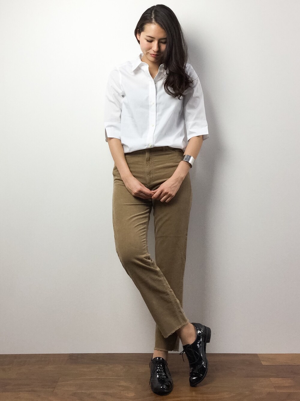 DEUXIEME CLASSE - ちょこ　CANCLINI タックシャツ　コットン 23区 シャツ ブラウス 「CanCam/otonaMUSE掲載」CANCLINI